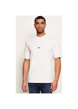 Hugo Blue T-shirt Nieros | Regular Fit ze sklepu Gomez Fashion Store w kategorii T-shirty męskie - zdjęcie 187471141