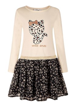 happy girls by Eisend Sukienka w kolorze beżowym ze sklepu Limango Polska w kategorii Sukienki dziewczęce - zdjęcie 187472073