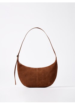 Mohito - Skórzana torebka - brązowy ze sklepu Mohito w kategorii Listonoszki - zdjęcie 187472370