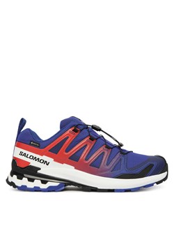 Buty do biegania Salomon Xa Pro 3D V9 Gore-Tex Equipe L47982600 Granatowy ze sklepu eobuwie.pl w kategorii Buty sportowe męskie - zdjęcie 187473281