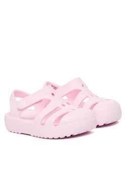 Sandały Crocs Classic Fisherman T 210626 Różowy ze sklepu eobuwie.pl w kategorii Sandały dziecięce - zdjęcie 187473311