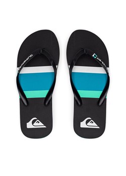 Japonki Quiksilver MOLOKAI STRIPE AQYL101361 KVJ3 Czarny ze sklepu eobuwie.pl w kategorii Klapki męskie - zdjęcie 187473332