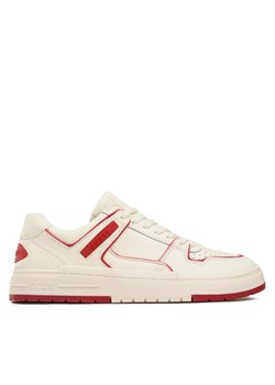 Sneakersy Guess Cento FM6CEN LEA12 Écru ze sklepu eobuwie.pl w kategorii Buty sportowe męskie - zdjęcie 187473340