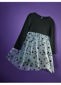 Reserved - Sukienka z tiulowym dołem - czarny ze sklepu Reserved w kategorii Sukienki dziewczęce - zdjęcie 187474061