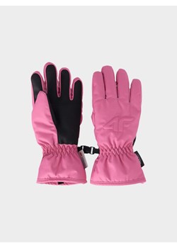Dziecięce rękawiczki narciarskie 4F Thinsulate 4FJWAW25AFGLU190 - różowe ze sklepu Sportstylestory.com w kategorii Rękawiczki dziecięce - zdjęcie 187475360