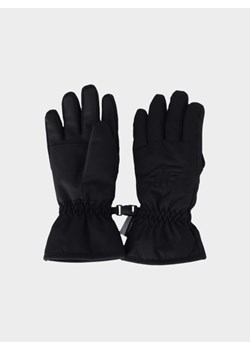 Dziecięce rękawiczki narciarskie 4F Thinsulate 4FJWAW25AFGLU190 - czarne ze sklepu Sportstylestory.com w kategorii Rękawiczki dziecięce - zdjęcie 187475362