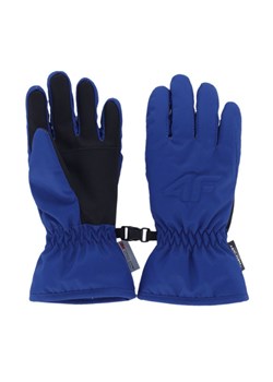 Dziecięce rękawiczki narciarskie 4F Thinsulate 4FJWAW25AFGLU190 - niebieskie ze sklepu Sportstylestory.com w kategorii Rękawiczki dziecięce - zdjęcie 187475364
