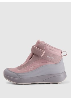 Dziewczęce buty zimowe śniegowce 4F 4FJRAW25FSBSF037 - różowe ze sklepu Sportstylestory.com w kategorii Buty zimowe dziecięce - zdjęcie 187475393