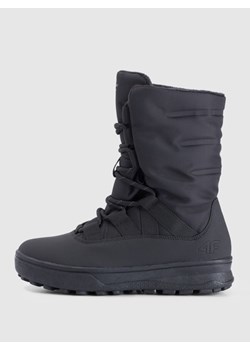 Dziewczęce buty zimowe śniegowce INUA 4F 4FJRAW25FSBSF038 - czarne ze sklepu Sportstylestory.com w kategorii Buty zimowe dziecięce - zdjęcie 187475422