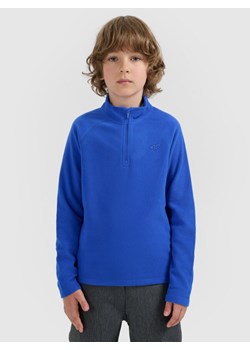 Chłopięca bielizna termiczna polarowa (góra) 4F 4FJRAW25UFLEM072- niebieska ze sklepu Sportstylestory.com w kategorii Bielizna termoaktywna - zdjęcie 187475553