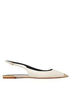 Baleriny Elisabetta Franchi SA-07L-51E2 Écru ze sklepu eobuwie.pl w kategorii Balerinki - zdjęcie 187475641