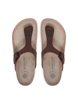 Japonki Genuins Rosas G104388 Brązowy ze sklepu eobuwie.pl w kategorii Klapki męskie - zdjęcie 187475683