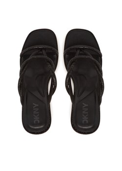 Japonki DKNY Labrini K1533958 Czarny ze sklepu eobuwie.pl w kategorii Klapki damskie - zdjęcie 187475712