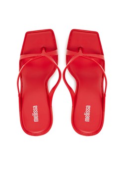 Japonki Melissa Melissa Glass Heel Ad 35801 Czerwony ze sklepu eobuwie.pl w kategorii Klapki damskie - zdjęcie 187475722