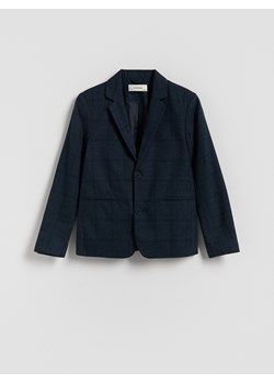Reserved - Marynarka z wiskozą - granatowy ze sklepu Reserved w kategorii Marynarki i garnitury chłopięce - zdjęcie 187476370