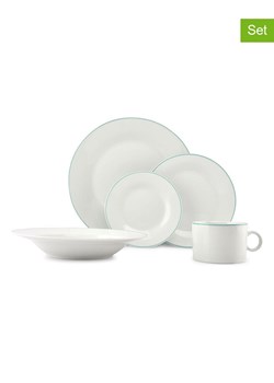 Salt and Pepper 20-częściowy zestaw &quot;Prim&quot; w kolorze biało-miętowym ze sklepu Limango Polska w kategorii Naczynia - zdjęcie 187476722