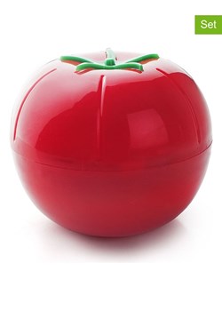 Ibili Pojemniki (2 szt.) w kolorze czerwonym na pomidora - wys. 8 x Ø 11 cm ze sklepu Limango Polska w kategorii Pojemniki kuchenne - zdjęcie 187476730