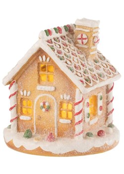 J Line Dekoracja LED &quot;Gingerbread&quot; w kolorze beżowo-białym - wys. 23 x Ø 22 cm ze sklepu Limango Polska w kategorii Dekoracje - zdjęcie 187476872