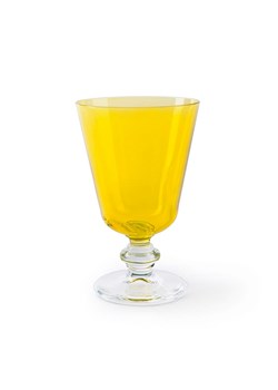Trendy Kitchen by EXCÉLSA Kieliszek &quot;Noble Wine&quot; w kolorze żółtym do wina - 280 ml ze sklepu Limango Polska w kategorii Naczynia - zdjęcie 187476884