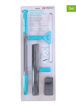 Alpina 5-częściowy zestaw w kolorze szaro-turkusowym do mycia okien ze sklepu Limango Polska w kategorii Akcesoria kuchenne - zdjęcie 187476991