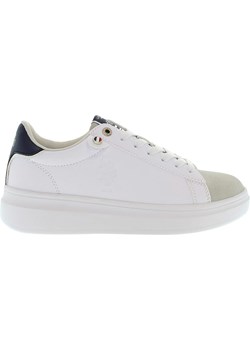 U.S. Polo Assn. Sneakersy w kolorze biało-beżowo-granatowym ze sklepu Limango Polska w kategorii Buty sportowe damskie - zdjęcie 187477093