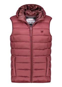 Geographical Norway Kamizelka pikowana "Vatikotal" w kolorze bordowym ze sklepu Limango Polska w kategorii Kamizelki damskie - zdjęcie 187477874