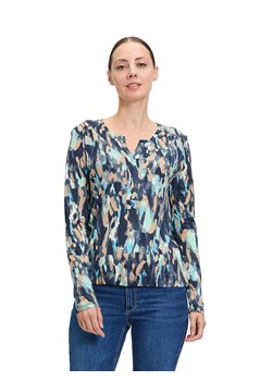 BETTY &amp; CO Koszulka w kolorze granatowo-błękitno-karmelowym ze sklepu Limango Polska w kategorii Bluzki damskie - zdjęcie 187477901