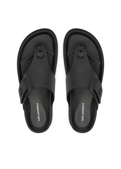 Japonki KARL LAGERFELD KL72105 Czarny ze sklepu eobuwie.pl w kategorii Klapki męskie - zdjęcie 187478073