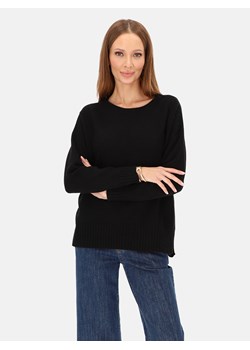 Czarny sweter dzianinowy z wełną i kaszmirem L’AF Klara ze sklepu Eye For Fashion w kategorii Swetry damskie - zdjęcie 187478194