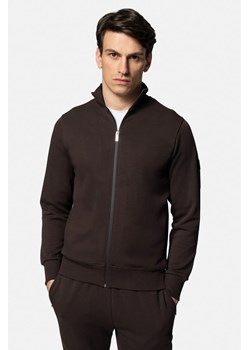 BLUZA DUATO ROZPINANY BRĄZOWA Z BAWEŁNY ze sklepu Recman w kategorii Bluzy męskie - zdjęcie 187478250