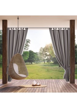 ZASŁONA GOTOWA GARDEN NA SZELKACH 155 X 260 CM STALOWY ze sklepu lenaodniemowlakadoszkolniaka.pl w kategorii Zasłony - zdjęcie 187479022