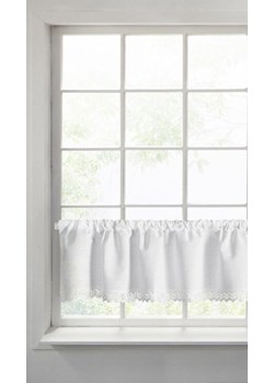 FIRANA GOTOWA GUSTO NA TAŚMIE 150 X 30 CM BIAŁY ze sklepu lenaodniemowlakadoszkolniaka.pl w kategorii Firany - zdjęcie 187479082