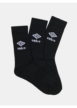 Sinsay - Prążkowane skarpetki 3 pack Umbro - czarny ze sklepu Sinsay w kategorii Skarpetki męskie - zdjęcie 187479311