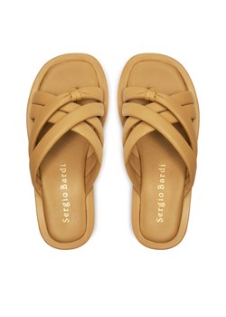 Japonki Sergio Bardi DELL-CHV-AC-01SB Brązowy ze sklepu eobuwie.pl w kategorii Klapki damskie - zdjęcie 187480101