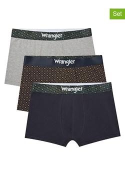 Wrangler Bokserki (3 pary) &quot;Winchell&quot; w kolorze granatowo-szaro-żółtym ze sklepu Limango Polska w kategorii Majtki męskie - zdjęcie 187480131