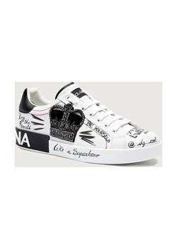 Dolce & Gabbana Skórzane sneakersy ze sklepu Gomez Fashion Store w kategorii Buty sportowe męskie - zdjęcie 187480392