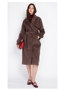 ASSUILI Płaszcz przejściowy w kolorze brązowym ze sklepu Limango Polska w kategorii Płaszcze damskie - zdjęcie 187481143