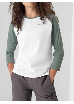 4F Koszulka w kolorze biało-zielonym ze sklepu Limango Polska w kategorii Bluzki damskie - zdjęcie 187481171