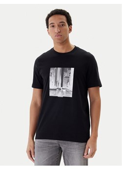 HUGO T-Shirt Deyss 50553755 Czarny Regular Fit ze sklepu MODIVO w kategorii T-shirty męskie - zdjęcie 187481200
