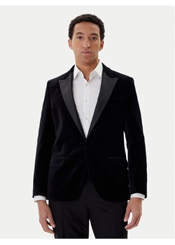 HUGO Marynarka Henry254E1X 50549032 Czarny Slim Fit ze sklepu MODIVO w kategorii Marynarki męskie - zdjęcie 187481273