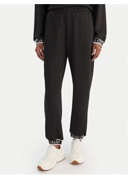 Liu Jo Sport Spodnie materiałowe TF5284 J4747 Czarny Regular Fit ze sklepu MODIVO w kategorii Spodnie damskie - zdjęcie 187481311