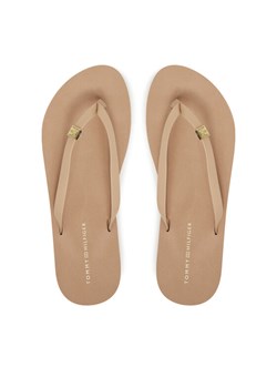 Tommy Hilfiger Japonki Elevated Chic Beach Sandal FW0FW08523 Beżowy ze sklepu MODIVO w kategorii Klapki damskie - zdjęcie 187481332