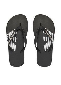 Emporio Armani Japonki XVQS08 XN746 A120 Czarny ze sklepu MODIVO w kategorii Klapki męskie - zdjęcie 187481344