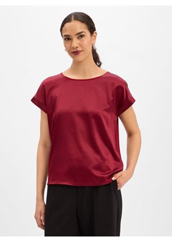 JOOP! Koszulka damska - Taila Kobiety bordowy jednolity ze sklepu vangraaf w kategorii Bluzki damskie - zdjęcie 187482050