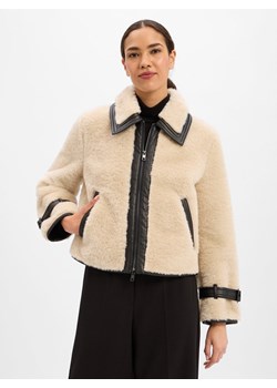 Marc Cain Damska kurtka pluszowa Kobiety piaskowy jednolity ze sklepu vangraaf w kategorii Kurtki damskie - zdjęcie 187482053