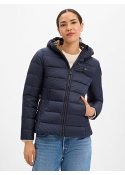 Blauer Damska kurtka puchowa Kobiety Sztuczne włókno kitt jednolity ze sklepu vangraaf w kategorii Kurtki damskie - zdjęcie 187482060
