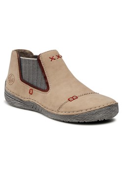 Rieker Sztyblety 52598-60 Beżowy ze sklepu MODIVO w kategorii Botki - zdjęcie 187482610