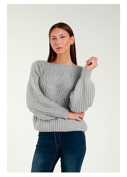 Tamba Sweter w kolorze szarym ze sklepu Limango Polska w kategorii Swetry damskie - zdjęcie 187483904