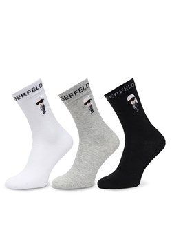 KARL LAGERFELD Skarpety długie A4W47037 Kolorowy ze sklepu MODIVO w kategorii Skarpetki damskie - zdjęcie 187484331