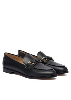 Loafersy LAUREN RALPH LAUREN 802P02121001 Czarny ze sklepu eobuwie.pl w kategorii Lordsy damskie - zdjęcie 187486142